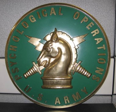 U.S.Army Psycological Operations _ 15" Seal
